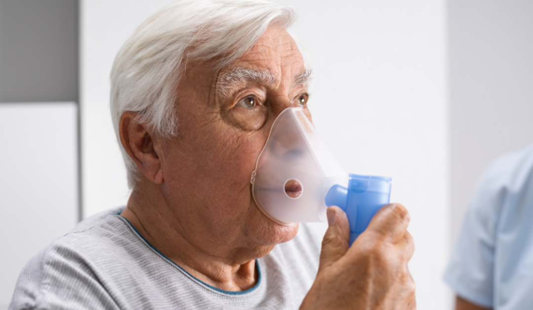 senior with COPD